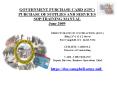 GOVERNMENT PURCHASE CARD (GPC) PURCHASE OF SUPPLIES AND SERVICES SOP/TRAINING MANUAL June 2009 PowerPoint PPT Presentation