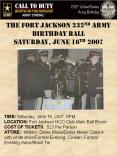 The Fort Jackson 232nd Army Birthday Ball Saturday, June 16th 2007 PowerPoint PPT Presentation