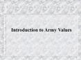 Army Values PowerPoint PPT Presentation