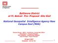 Baltimore District at Ft. Belvoir Pre- Proposal Site Visit PowerPoint PPT Presentation