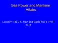 Sea Power and Maritime Affairs PowerPoint PPT Presentation