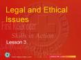 Legal and Ethical Issues PowerPoint PPT Presentation