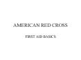 AMERICAN RED CROSS PowerPoint PPT Presentation