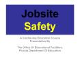 Jobsite Safety PowerPoint PPT Presentation