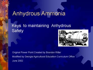 Anhydrous Ammonia