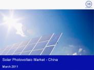 Solar Photovoltaic Market in China 2011