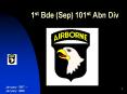 1st Bde (Sep) 101st Abn Div PowerPoint PPT Presentation
