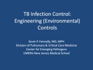 TB Infection Control: Engineering (Environmental) Controls