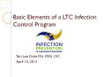 Basic Elements of a LTC Infection Control Program PowerPoint PPT Presentation