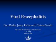 Viral Encephalitis