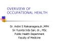 OVERVIEW OF OCCUPATIONAL HEALTH PowerPoint PPT Presentation