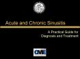 Acute and Chronic Sinusitis PowerPoint PPT Presentation