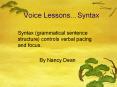 Voice Lessons PowerPoint PPT Presentation