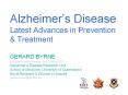 Alzheimer’s Disease Latest Advances in Prevention & Treatment PowerPoint PPT Presentation