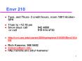 Envr 210 PowerPoint PPT Presentation