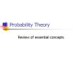 Probability Theory PowerPoint PPT Presentation