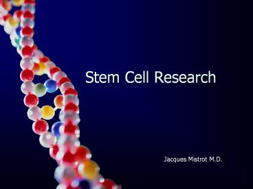 Stem Cell Research