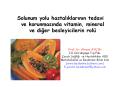 Solunum yolu hastaliklarinin tedavi ve korunmasinda vitamin, mineral ve diger besleyicilerin rolь PowerPoint PPT Presentation