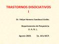 TRASTORNOS DISOCIATIVOS I PowerPoint PPT Presentation