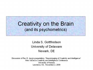 Linda S. Gottfredson