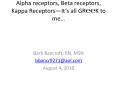 Alpha receptors, Beta receptors, Kappa Receptors—It’s all GReeK to me… PowerPoint PPT Presentation
