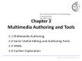 Chapter 2 Multimedia Authoring and Tools PowerPoint PPT Presentation