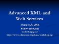 Advanced XML and Web Services PowerPoint PPT Presentation