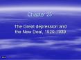 The Great depression and the New Deal, 1929-1939 PowerPoint PPT Presentation