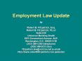 Employment Law Update PowerPoint PPT Presentation