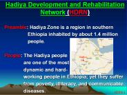 Hadiya Development and Rehabilitation Network (HDRN)