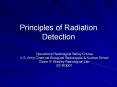 Principles of Radiation Detection PowerPoint PPT Presentation