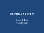 Liderazgo en la Mujer
