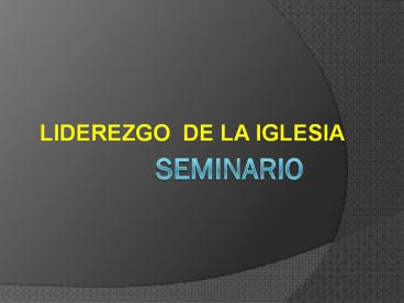 SEMINARIO