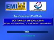 Departamento de Post Grado