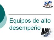 Equipos de alto desempe