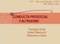 CONDUCTA PROSOCIAL Y ALTRUISMO PowerPoint PPT Presentation