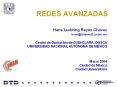 REDES AVANZADAS PowerPoint PPT Presentation
