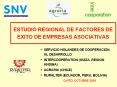 ESTUDIO REGIONAL DE FACTORES DE EXITO DE EMPRESAS ASOCIATIVAS PowerPoint PPT Presentation