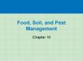 Food, Soil, and Pest Management PowerPoint PPT Presentation