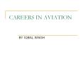 CAREERS IN AVIATION PowerPoint PPT Presentation