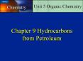 Chapter 9 Hydrocarbons from Petroleum PowerPoint PPT Presentation