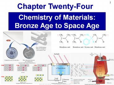 Chemistry of Materials: Bronze Age to Space Age