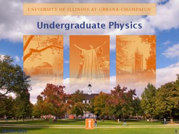 Undergraduate Physics