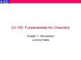 Ch 100: Fundamentals for Chemistry PowerPoint PPT Presentation