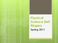 Physical Science Bell Ringers PowerPoint PPT Presentation