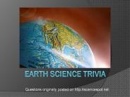 Earth Science Trivia