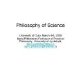 Philosophy of Science PowerPoint PPT Presentation