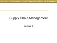Supply Chain Management