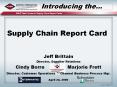 Supply Chain Report Card PowerPoint PPT Presentation