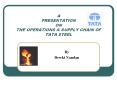 A PRESENTATION ON THE OPERATIONS & SUPPLY CHAIN OF TATA STEEL PowerPoint PPT Presentation